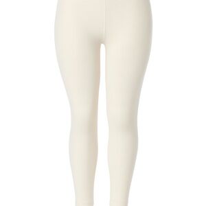 Warner’s Ivory Fleece-Lined Seamless Leggings | Size XS–3X